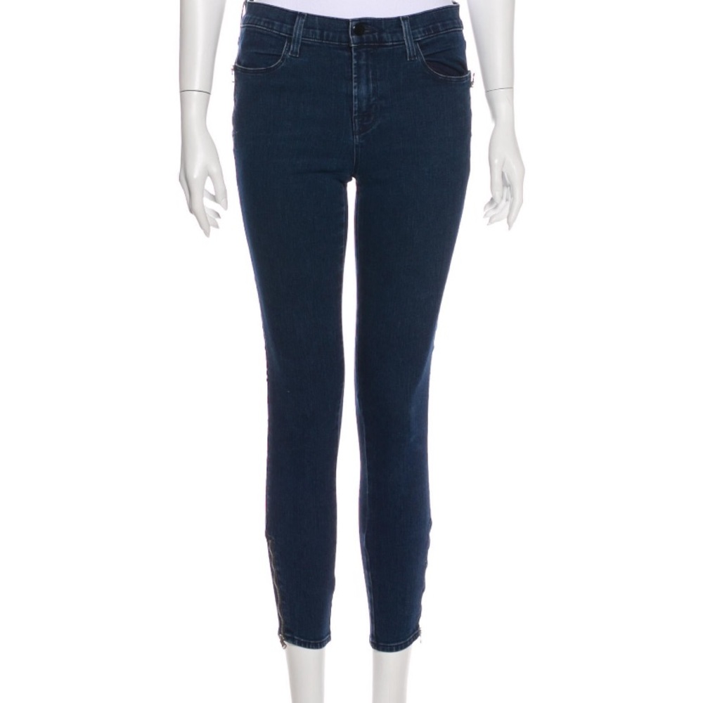J brand Tali zipper detailed skinny jeans